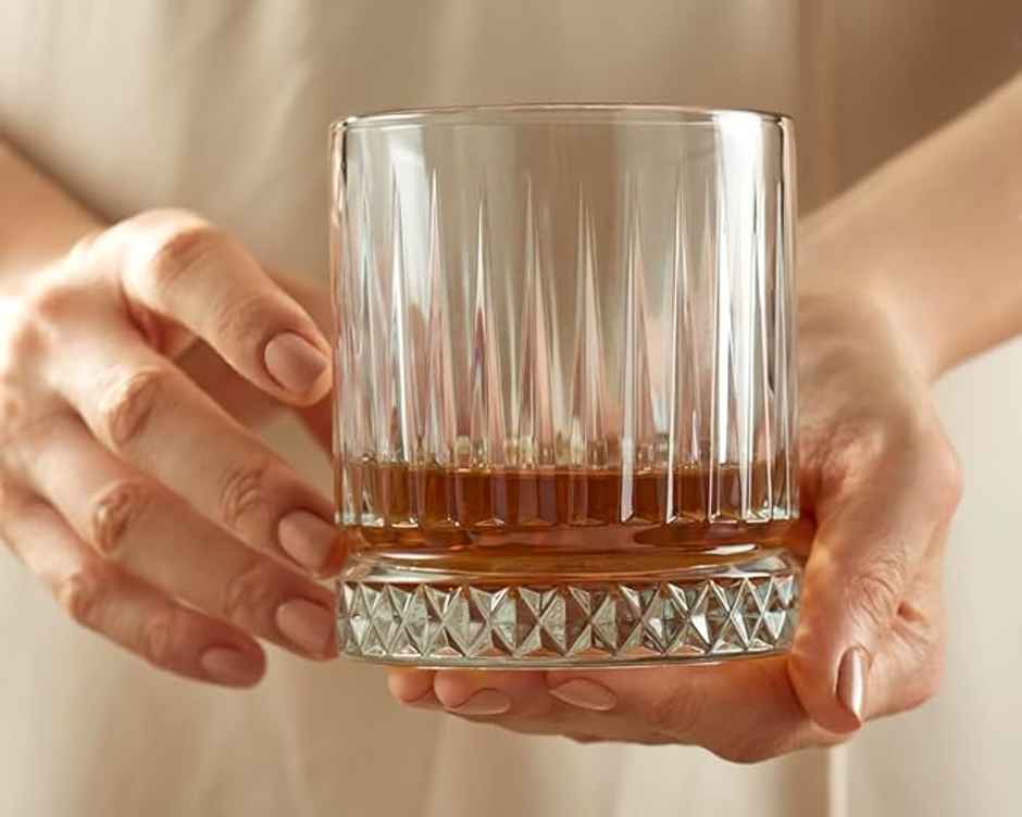 Pasabahce 355 ml Elysia Whisky Glass - Transparent 4 Pcs