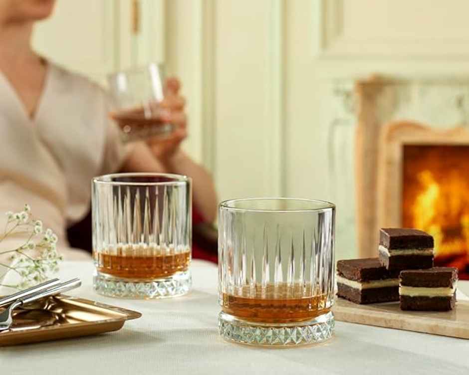 Pasabahce 355 ml Elysia Whisky Glass - Transparent 4 Pcs