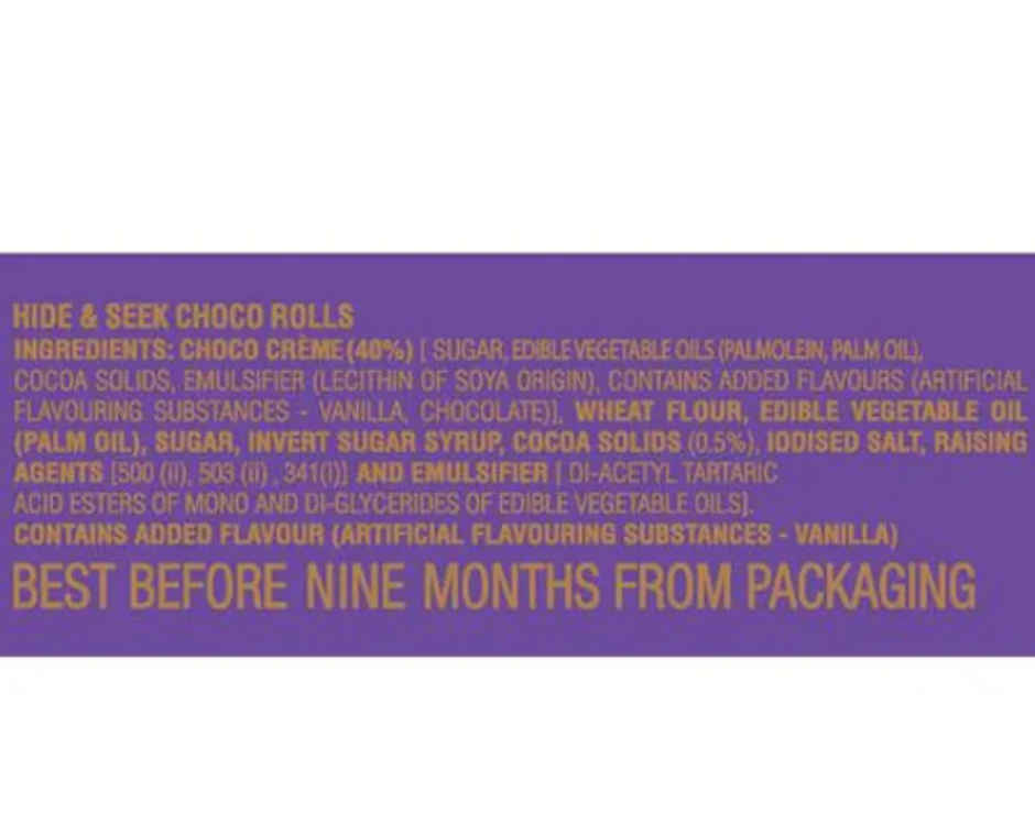 Parle Hide & Seek Choco Roll Choco Rolls