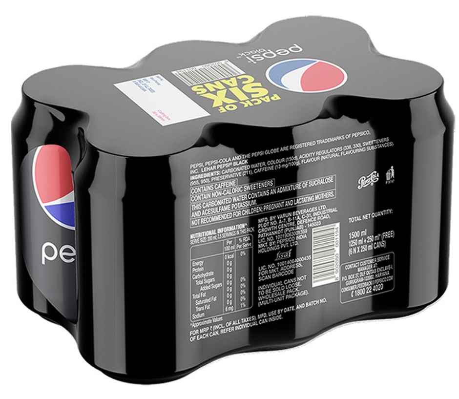 Pepsi Black Cola Diet Soft Drink