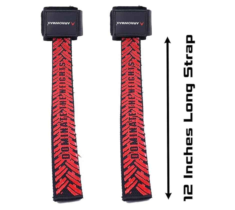 Arrowmax Deadlift Wrist Strap For Weightlifting