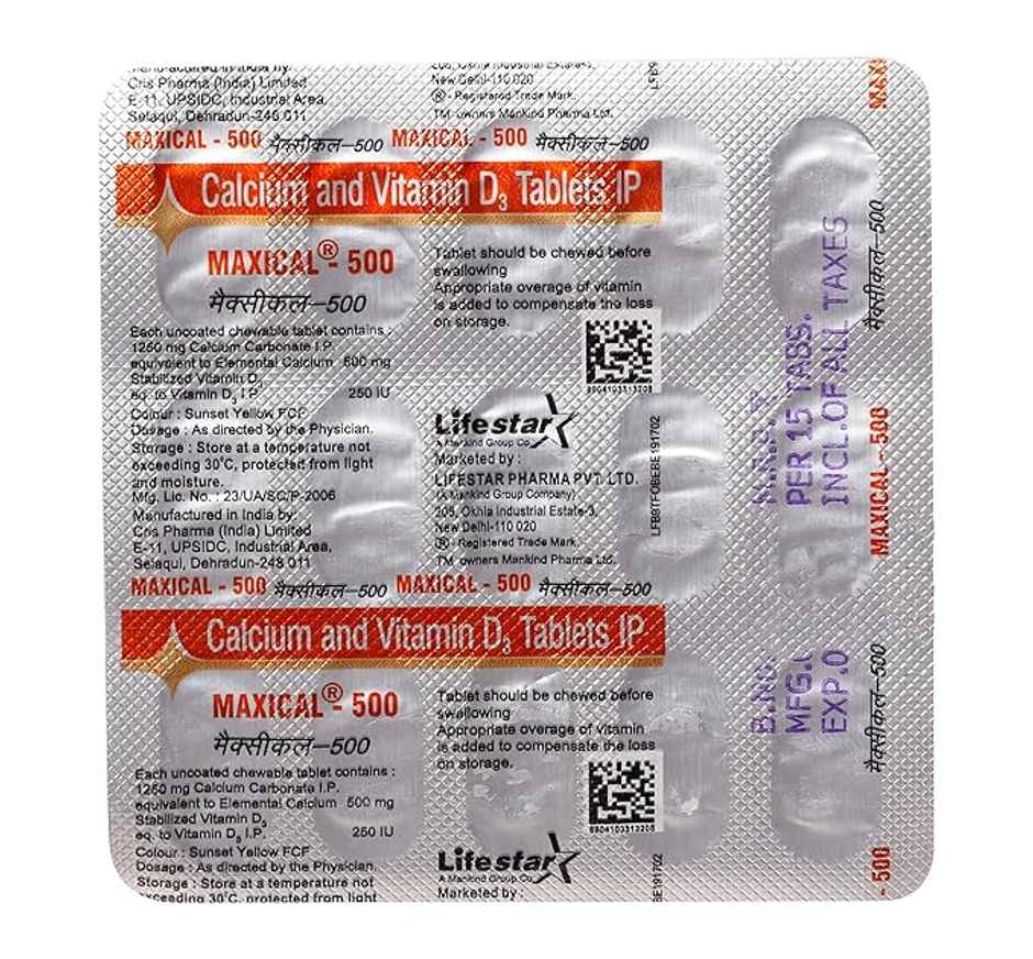 Maxical-500 Vitamin(D3) Tablet