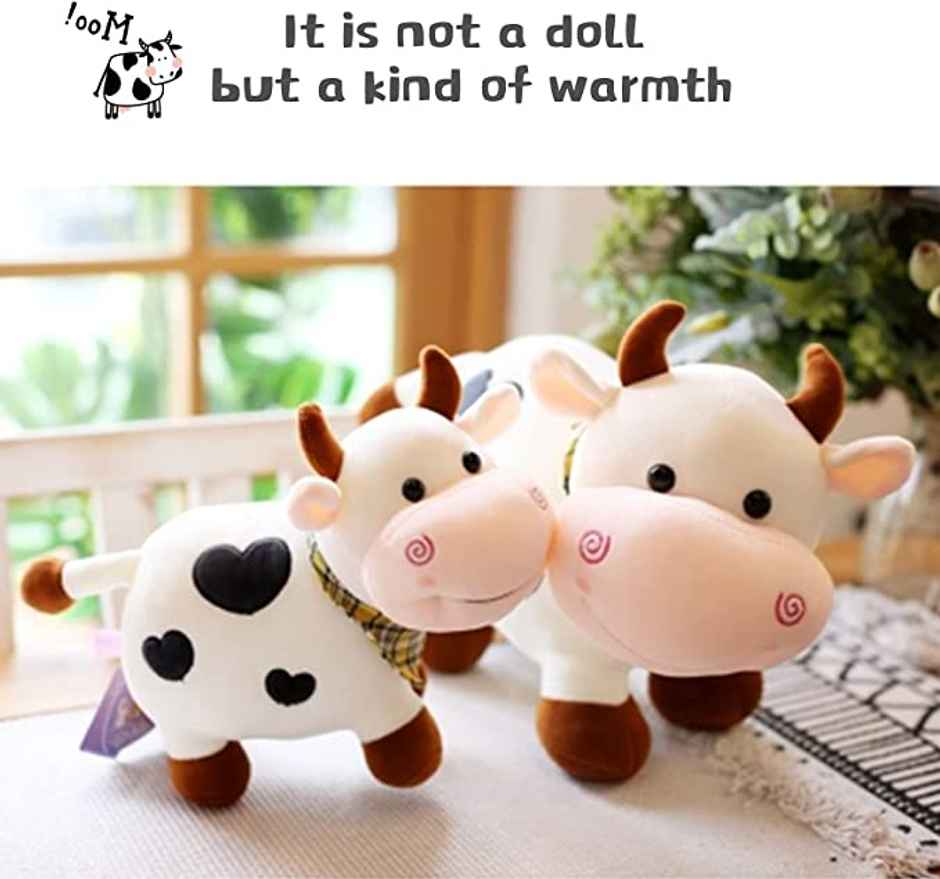 Babique Cow Tremp Plush Soft Toy Cute Kids Animal Home Decor Boys/Girls (30 cm)