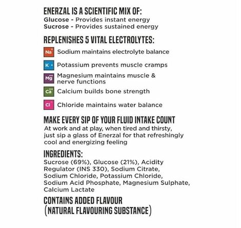 Enerzal Orange Drink