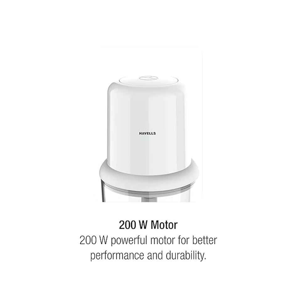 Havells 200 Watts Chopper, White