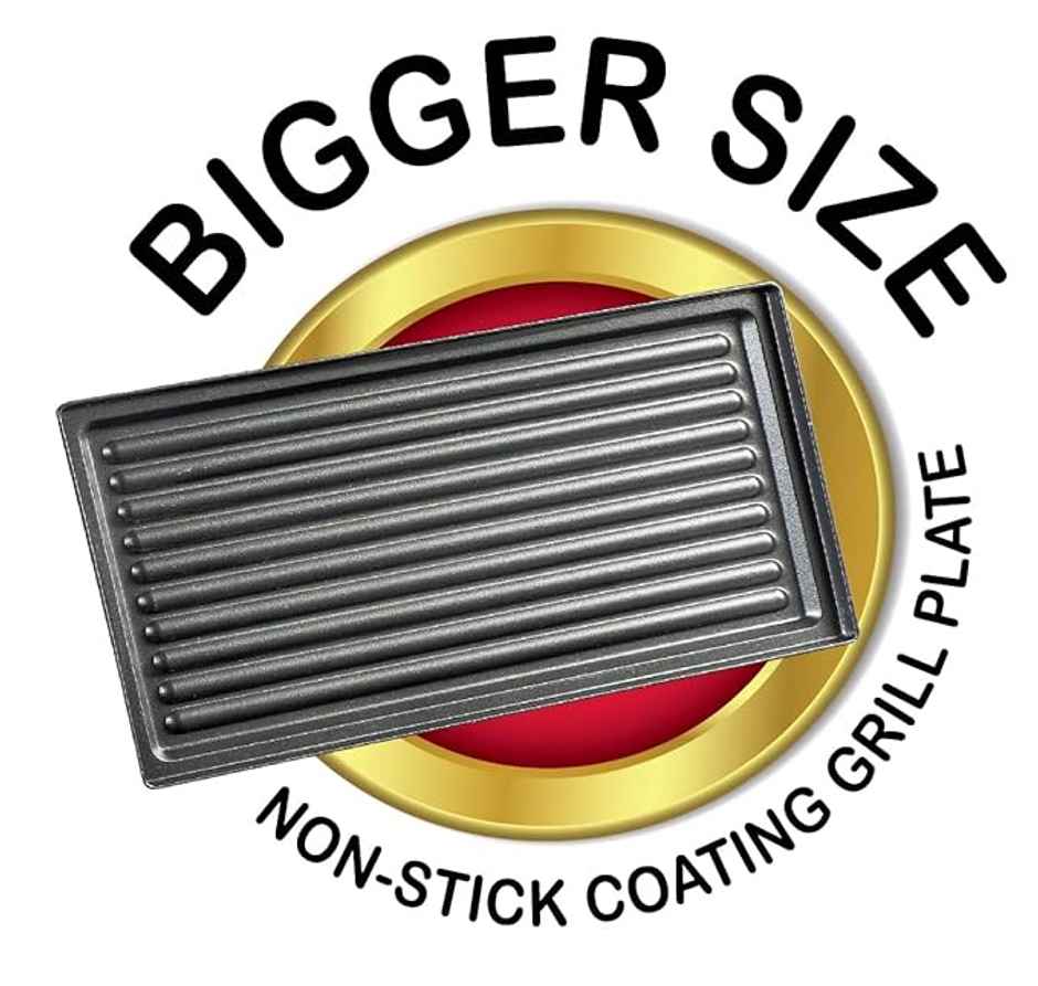 Havells Perfect Fill Plus 2 Slice 800 watt Grill Sandwich Maker (Black)