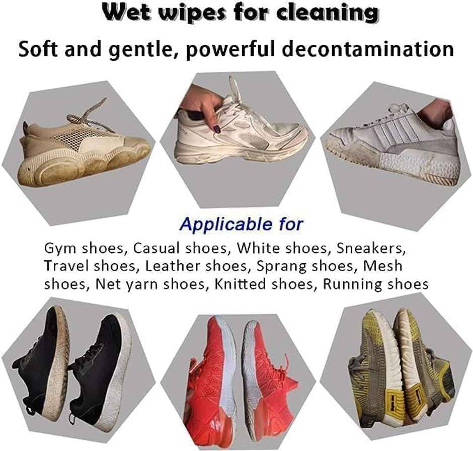 Voiish Shoe Cleaning Wipes | Professional Travel Disposable Shoe Wipes
