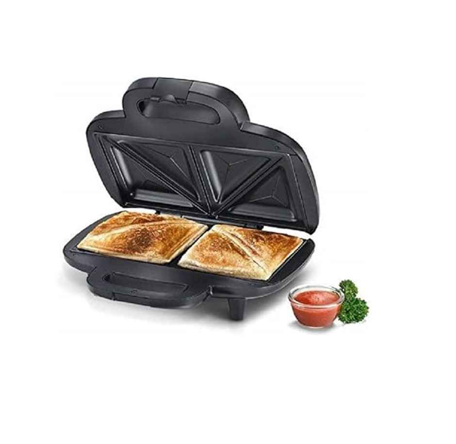 Kenstar SNACKY 750W Sandwich Toaster with Durable Die Cast Aluminium Plates,Power Indicators-Black