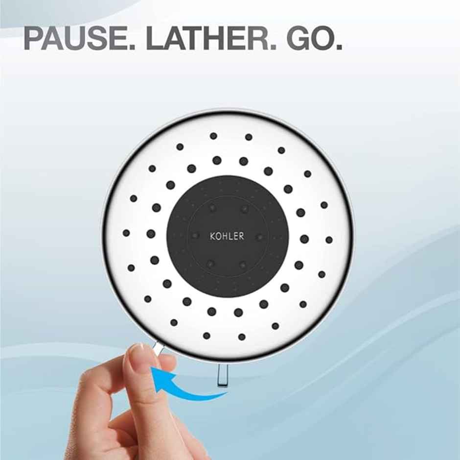 Kohler Daisyfield 5-spray Wall-mount Shower Head | Multifunction Overhead Shower | Chrome Finish