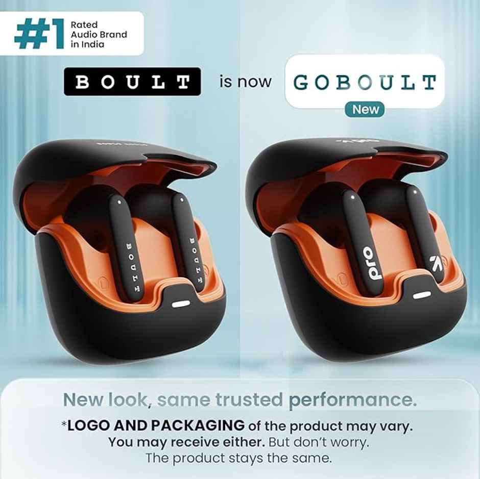 GOBOULT (Formerly Boult) Z40 Pro with 100H Battery, Quad Mic ENC, BT v5.3 | True Wireless | Midnight