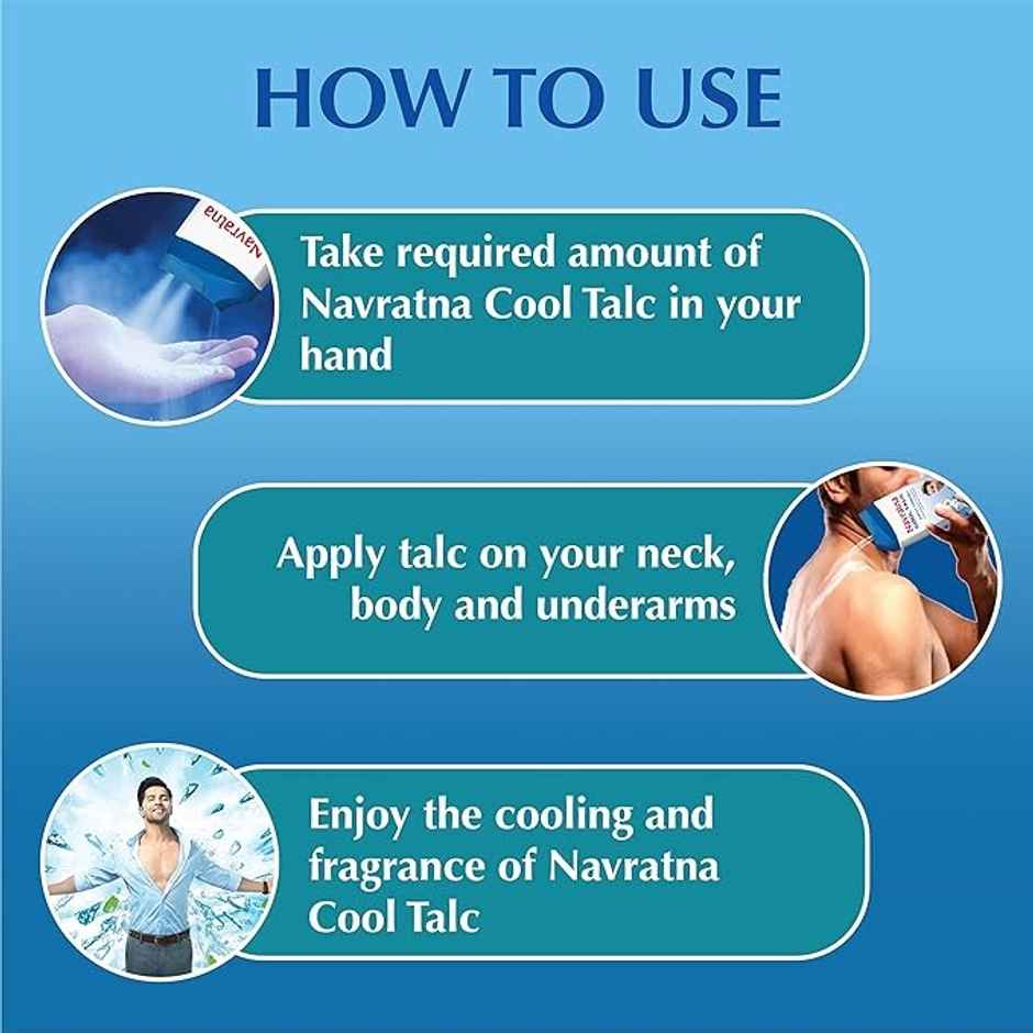 Navratna Cool Talc - Mint Fresh