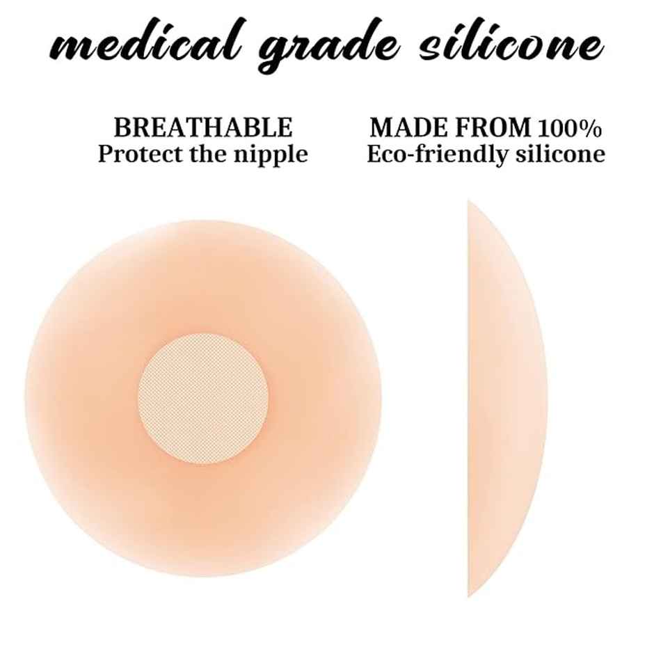 Bronson Professional Women's Reusable Silicone Nipple Cover Bra Pad