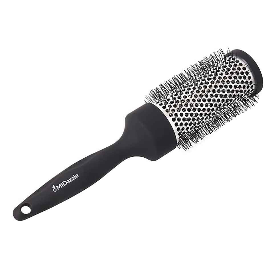 Midazzle Professional Blow Dry Hot Curl Hair Brush with Ionic Technology |MIHB0030