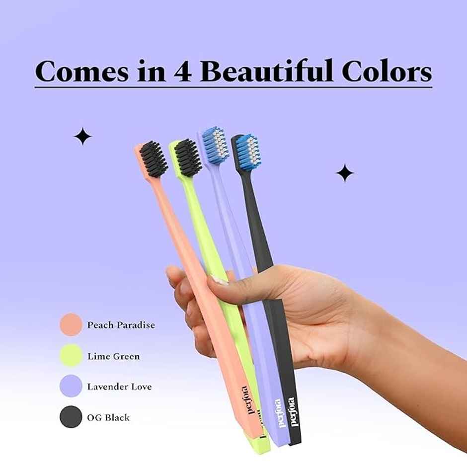 Perfora Super Soft Bristles Toothbrush (OG Black)