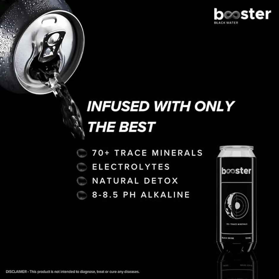 Booster Water Black Alkaline Water