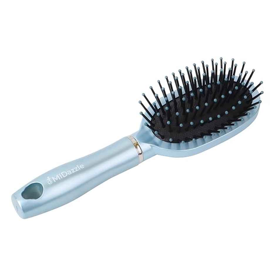 Midazzle Premium Cushioned Turquoise Hair Brush