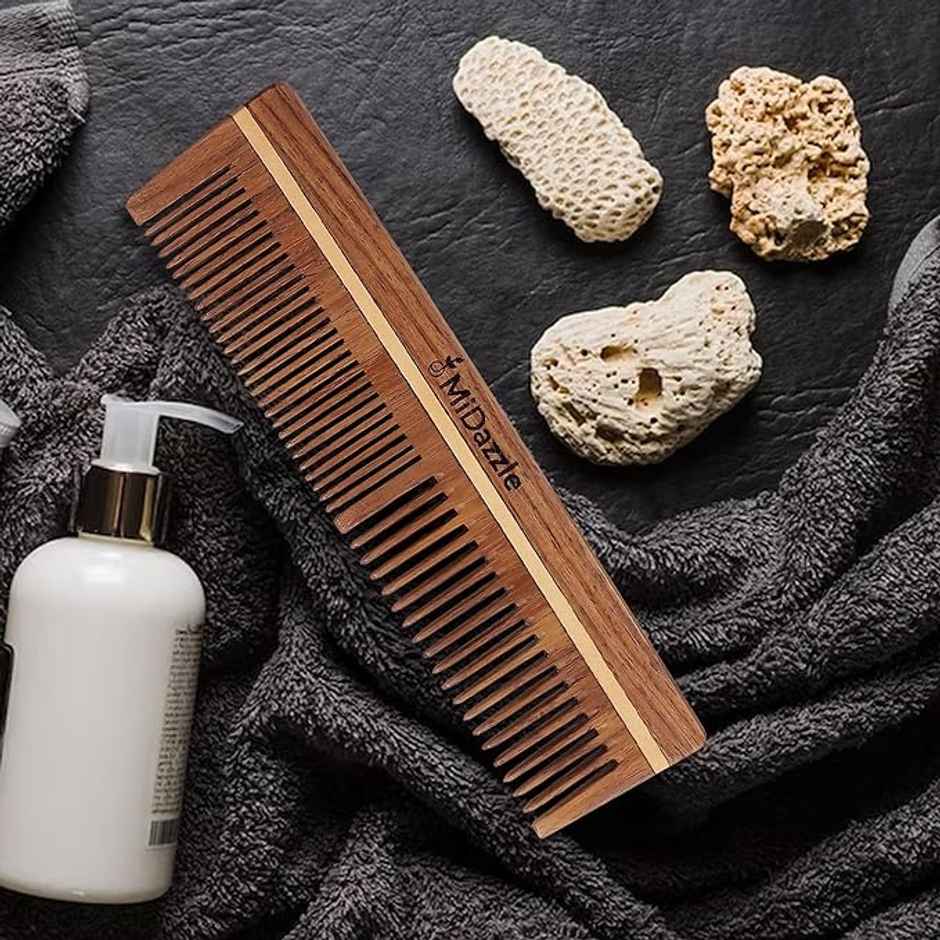 Midazzle Natural Handcrafted Sheesham Rosewood Hair Comb |MIRC2005