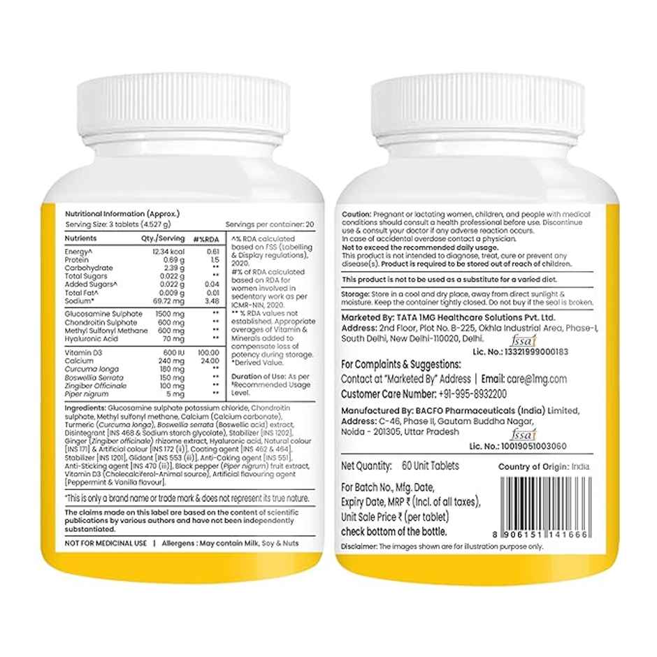 Tata 1mg Joint Support Advanced Tablet Pack Of 60 Tablets