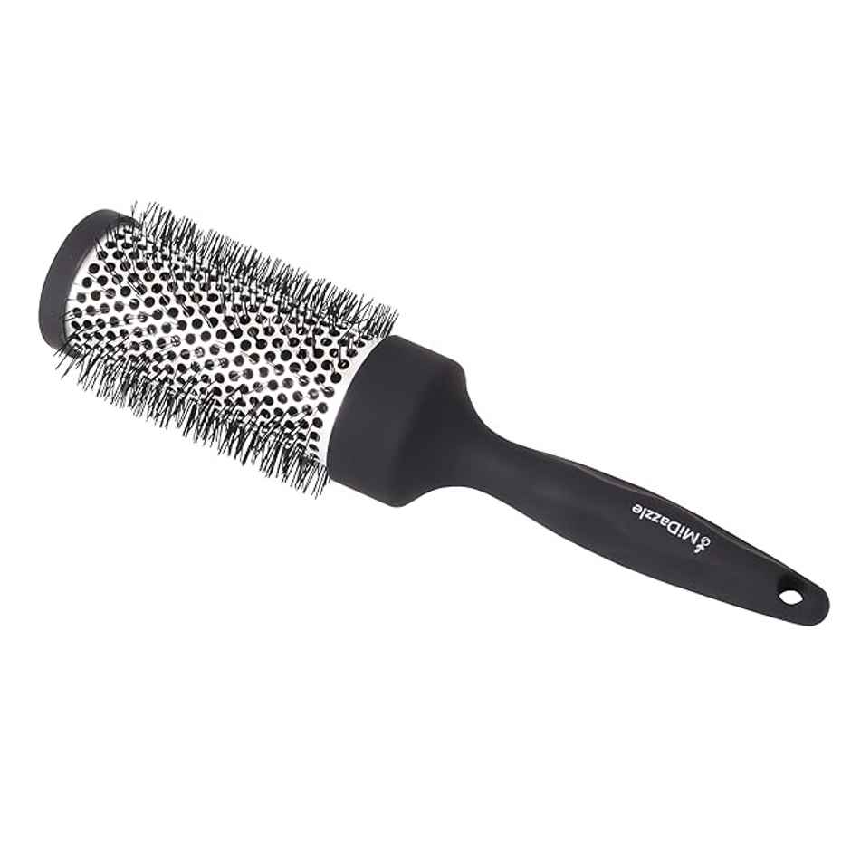 Midazzle Professional Blow Dry Hot Curl Hair Brush with Ionic Technology |MIHB0030