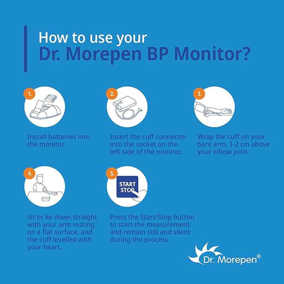 Dr Morepen Blood Pressure Monitor BP-15 Device