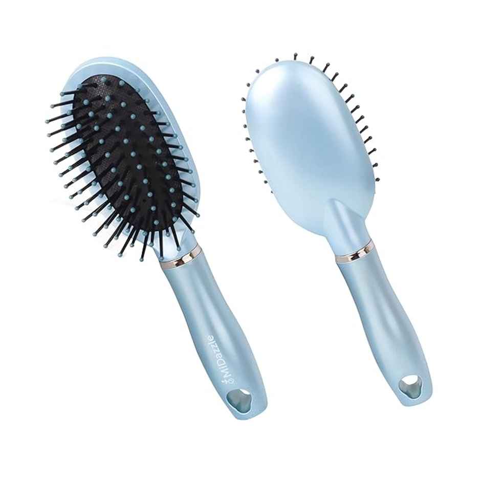 Midazzle Premium Cushioned Turquoise Hair Brush