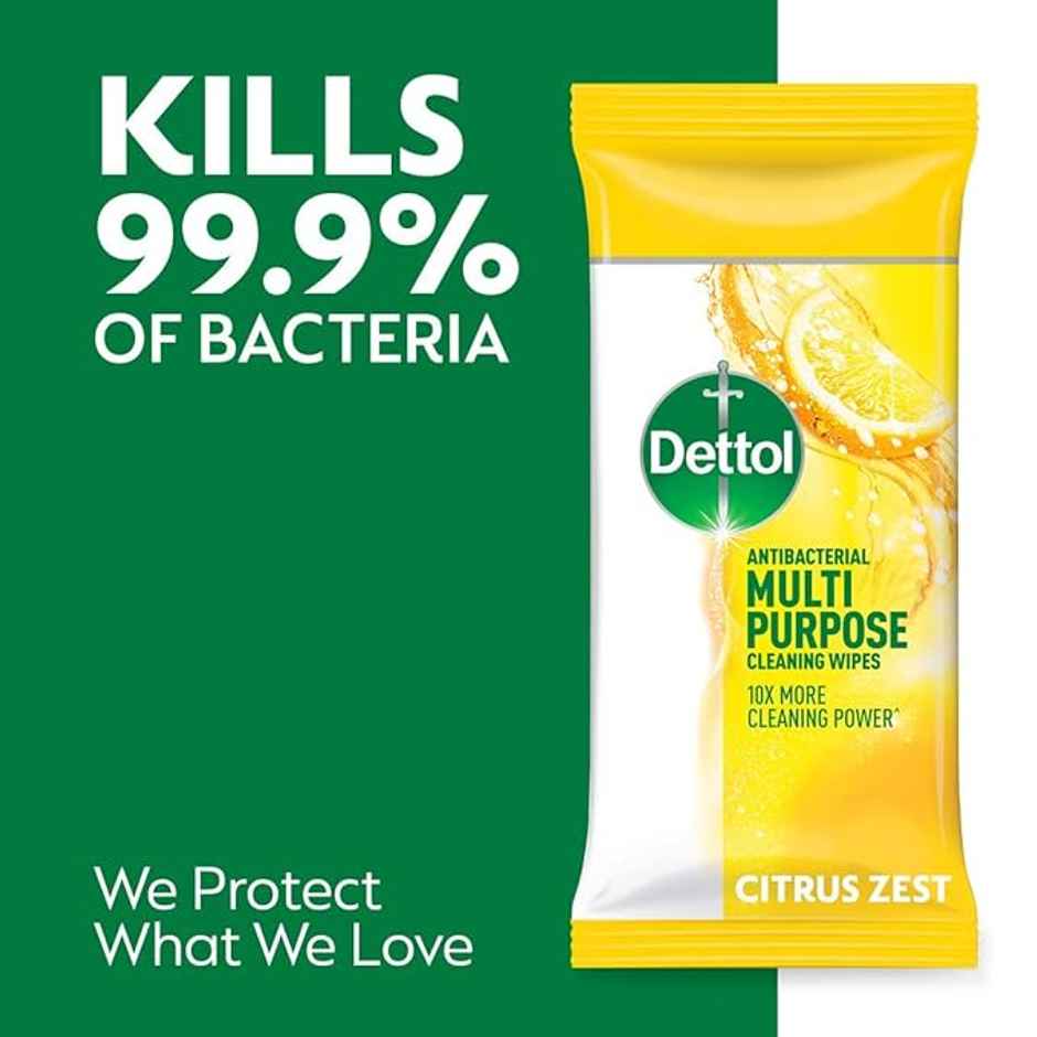 Dettol Citrus Multi Purpose Wipes