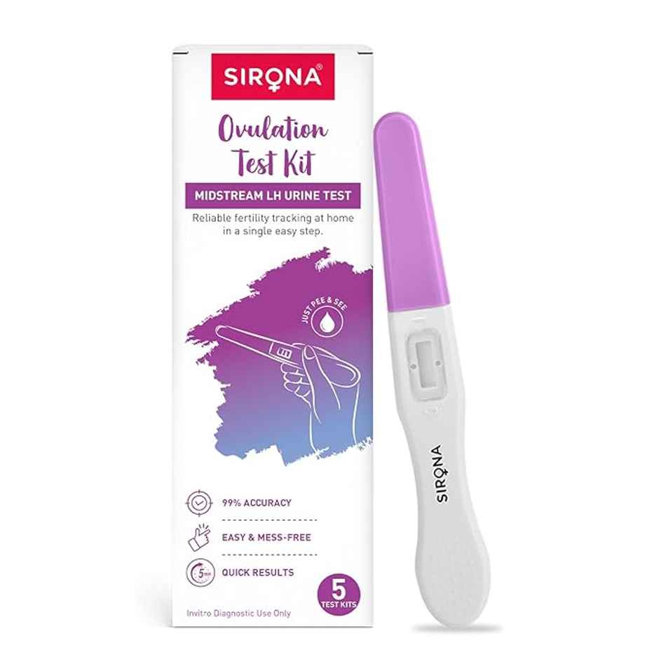 Sirona Midstream Urine LH Ovulation Testing Kit