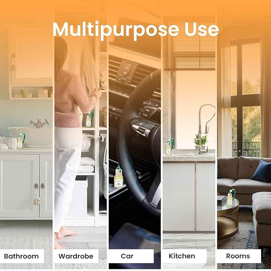 Autofy AIRHAVEN Car Perfume Hanging Car Fragrance Car Air Freshener Long Lasting | Citrus