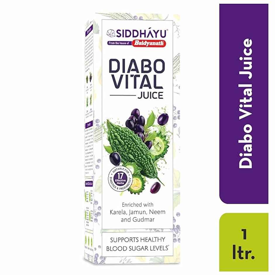 Baidyanath Diabo Vital Juice | Herbal Blend With Karela, Jamun, Neem & Gudmar