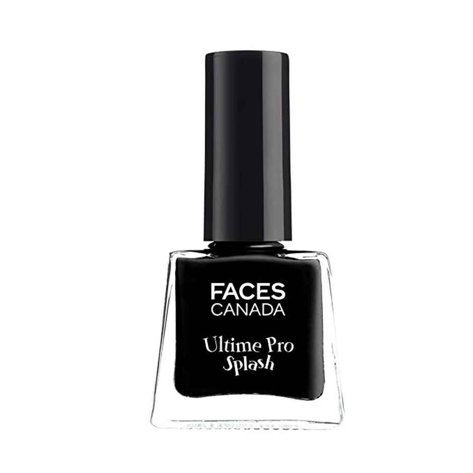 Faces Canada Ultime Pro Splash Nail Enamel Black Beauty 15