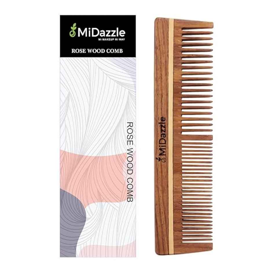 Midazzle Natural Handcrafted Sheesham Rosewood Hair Comb |MIRC2005