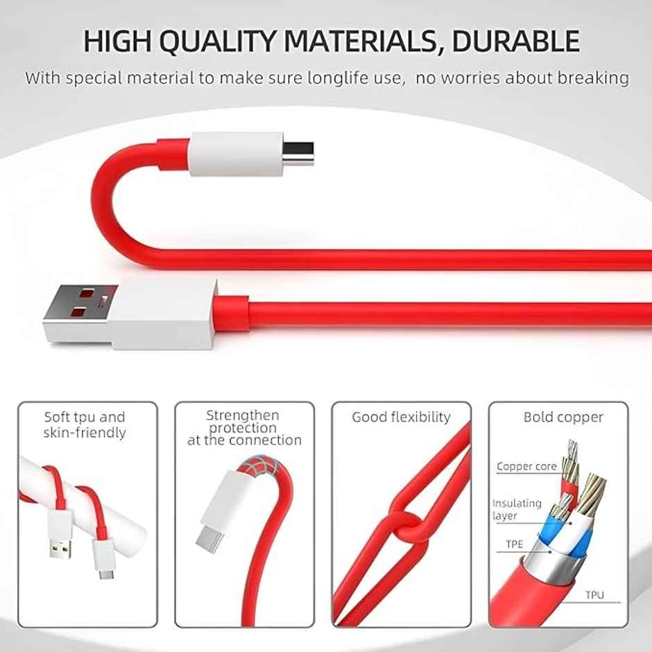 Sounce WARP|Dash 1 Port USB Adapter for Laptops with USB Cable | Red