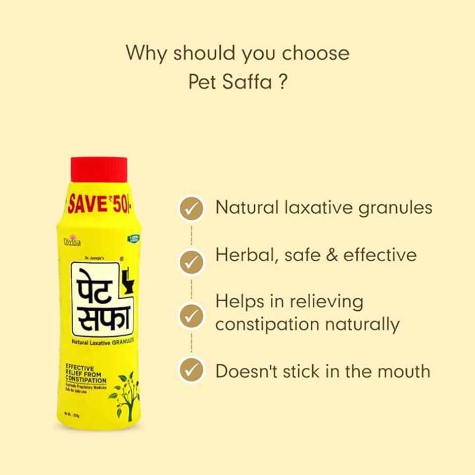 Pet Saffa Digestive Powder Bottle