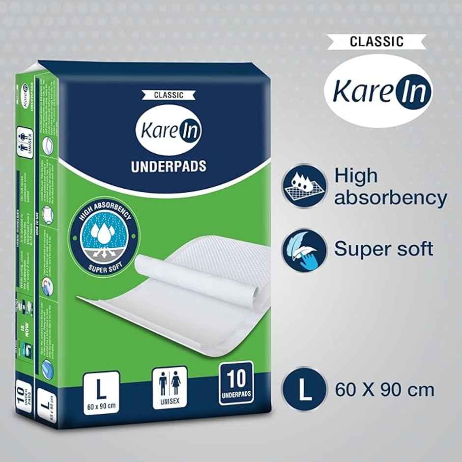 Kare In Classic Underpads | Large - 60 x 90 cm