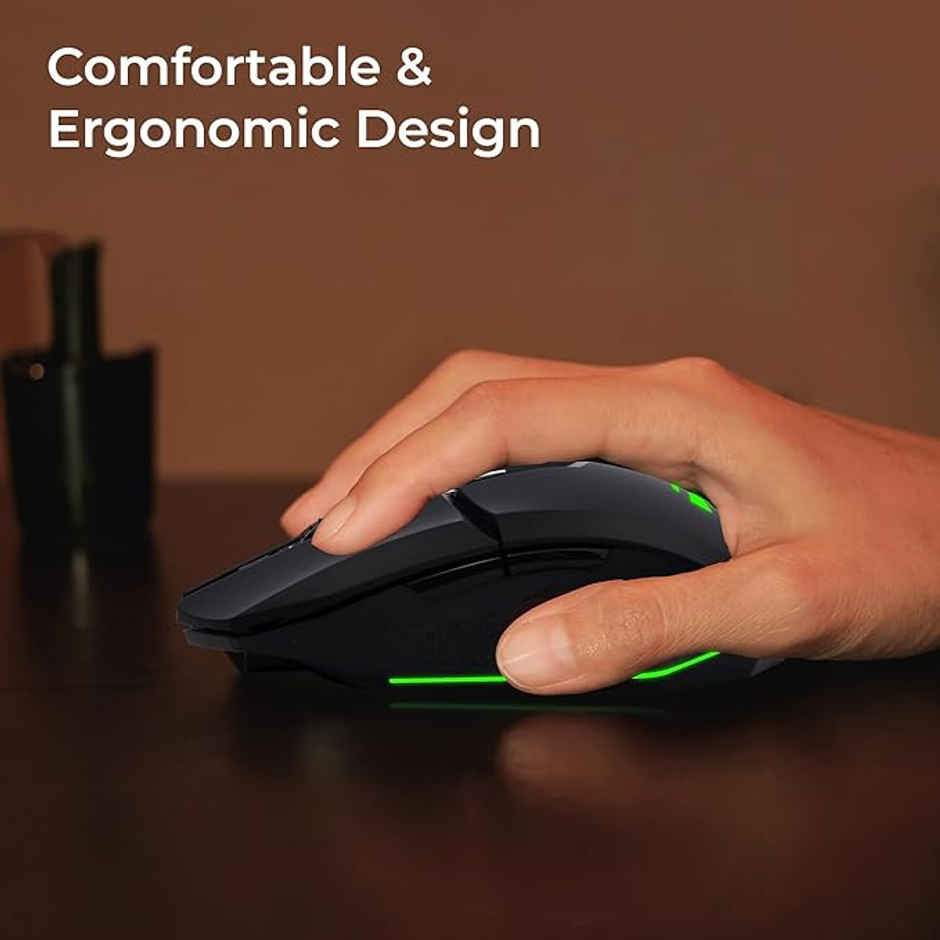 Zebronics Shark Lite Gaming Mouse, 4600Dpi, Comfortable & Ergonomic, Rgb Lights, 6 Buttons