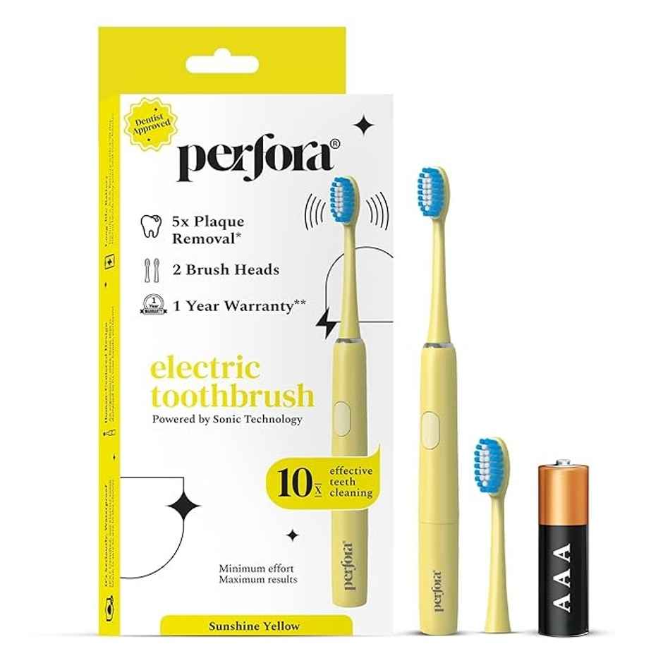 Perfora Electric Toothbrush - Sunshine Yellow