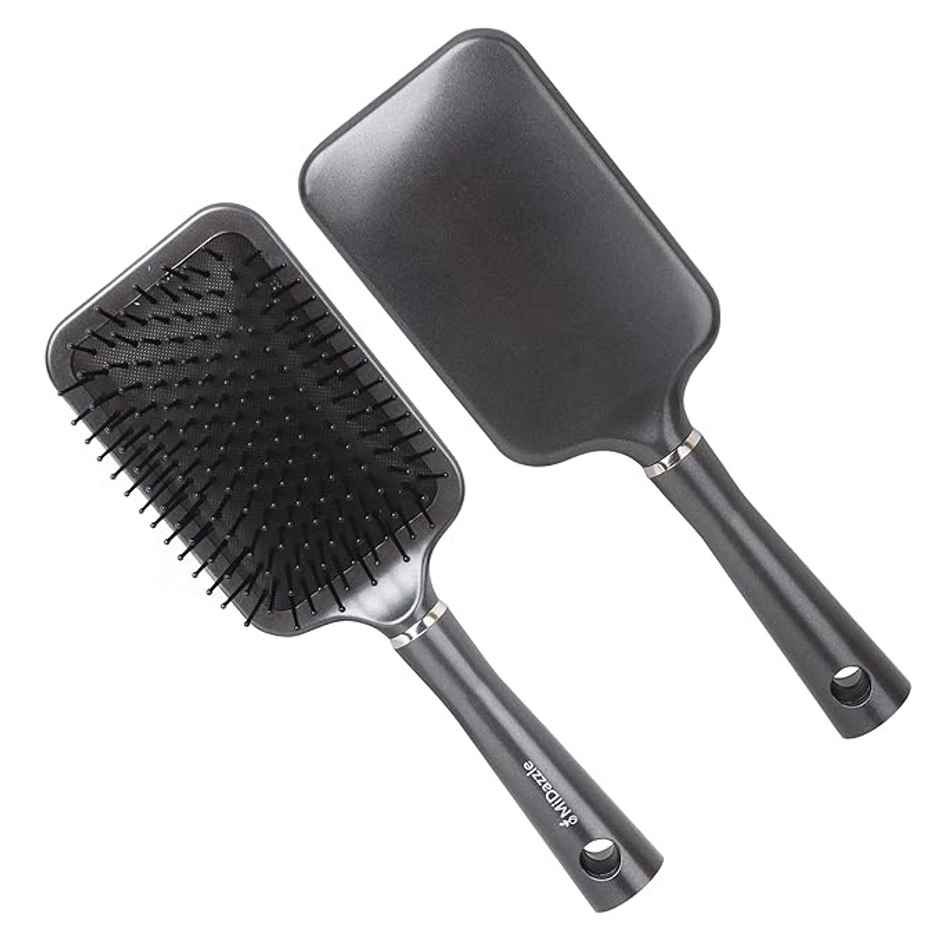 Midazzle Premium Paddle Grey Hair Brush for All type Hair |MIHB0025