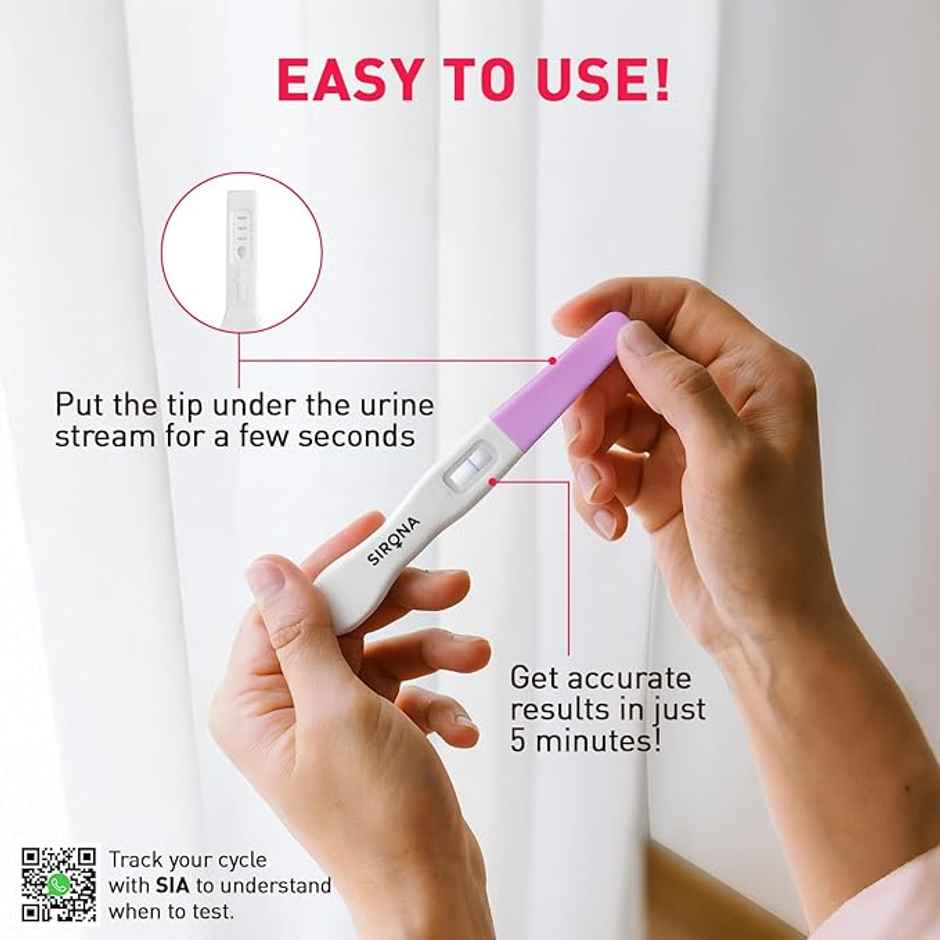 Sirona Midstream Urine LH Ovulation Testing Kit