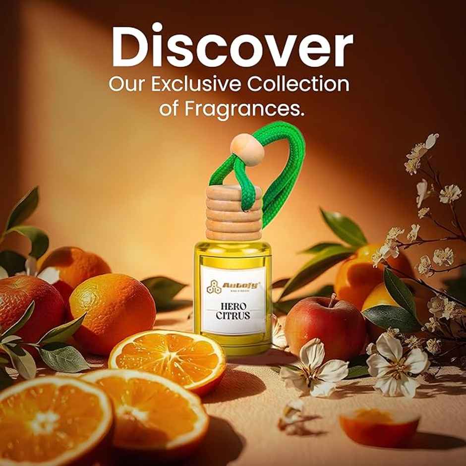 Autofy AIRHAVEN Car Perfume Hanging Car Fragrance Car Air Freshener Long Lasting | Citrus