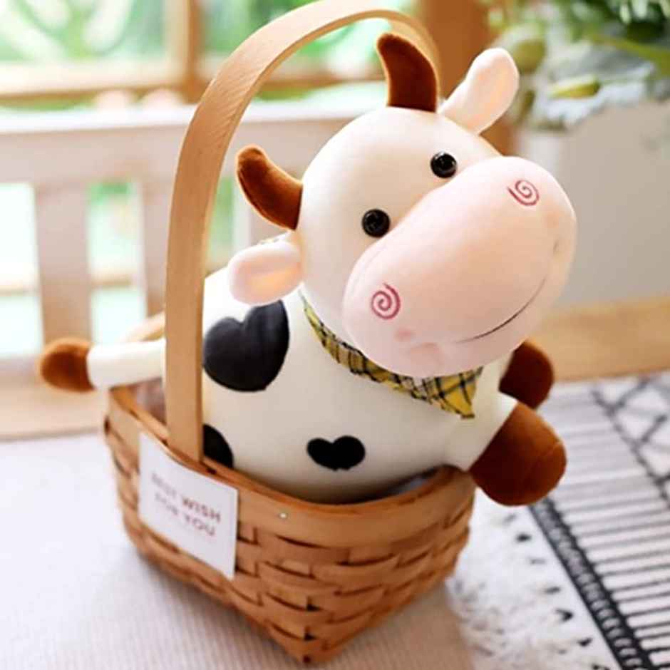 Babique Cow Tremp Plush Soft Toy Cute Kids Animal Home Decor Boys/Girls (30 cm)
