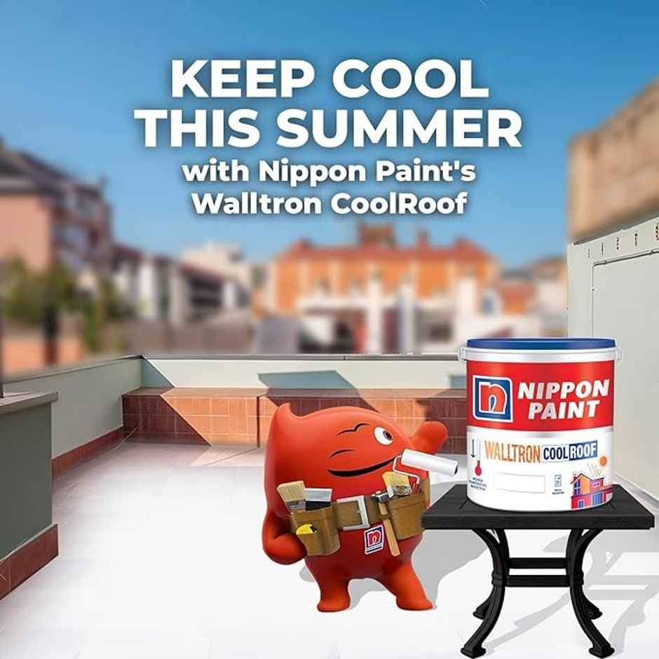 Nippon Paint Walltron Summer Cool Roof 10L | Solar Reflective & Heat Resistant