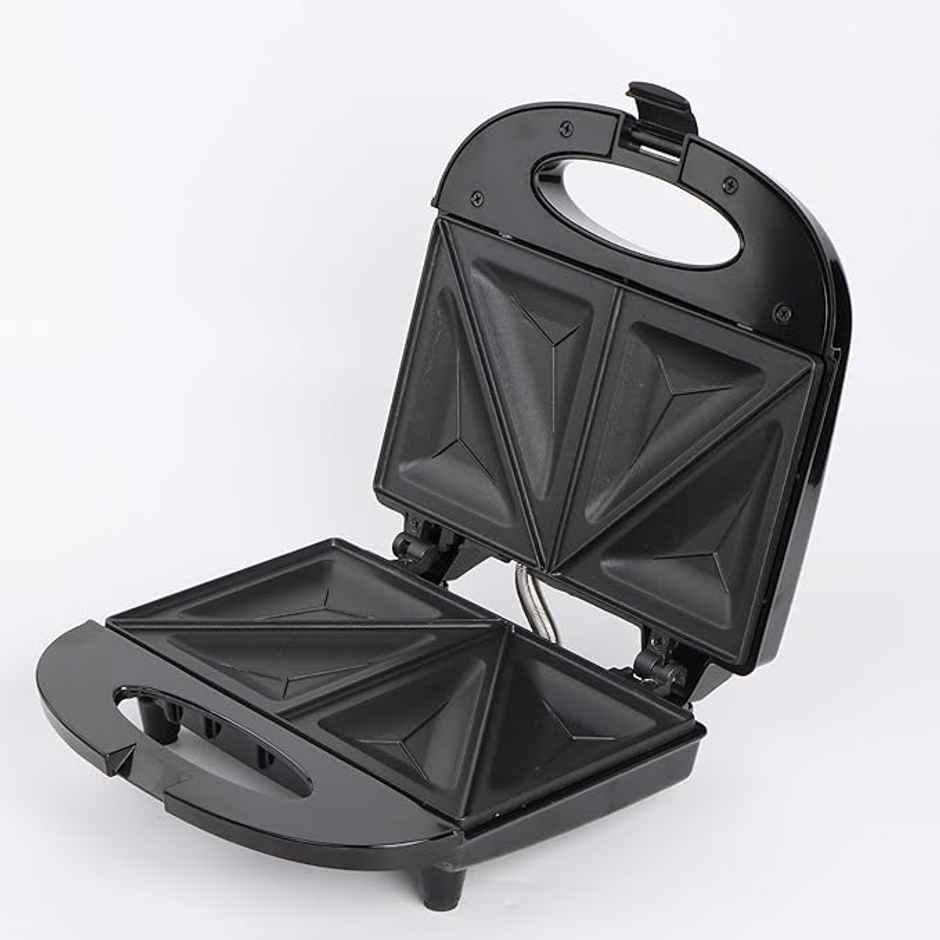 Kenstar SNACKY 750W Sandwich Toaster with Durable Die Cast Aluminium Plates,Power Indicators-Black