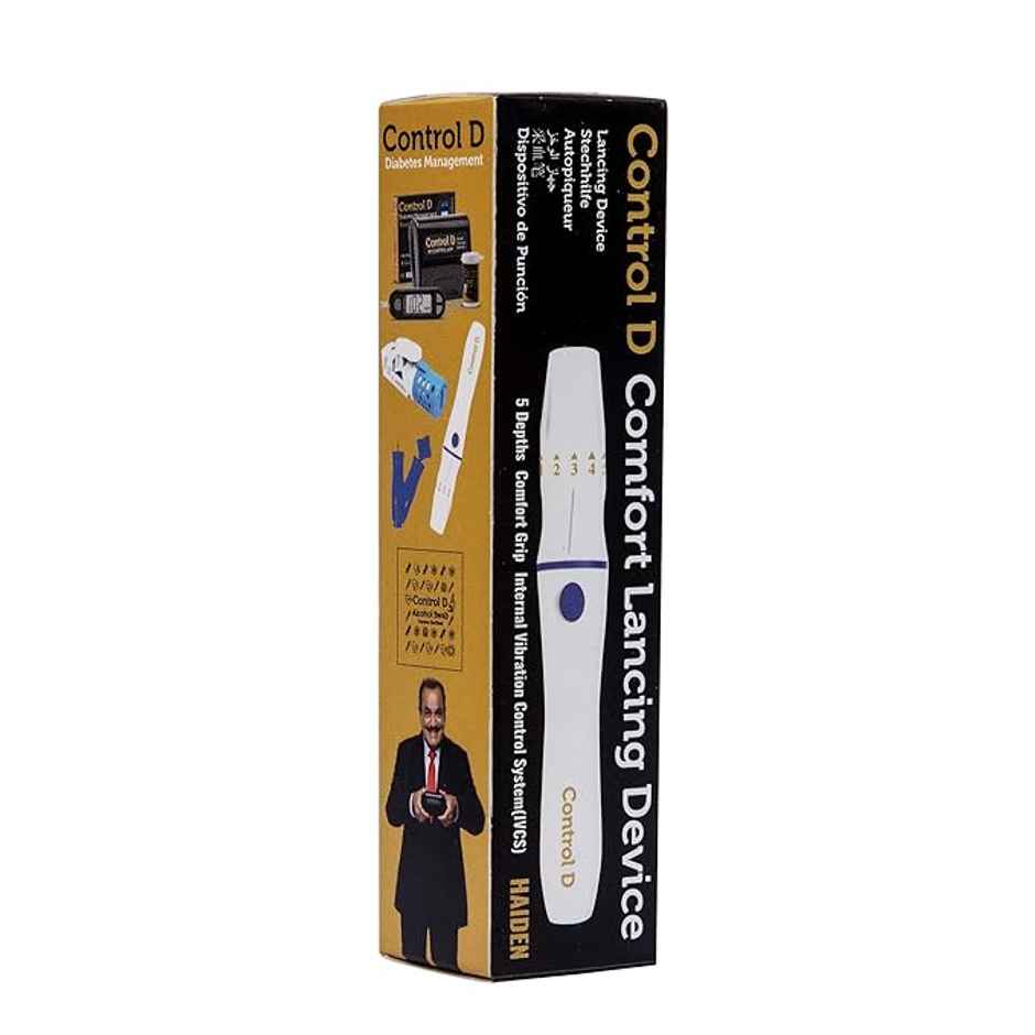 Control D Comfort Lancing Device (Only Device) White