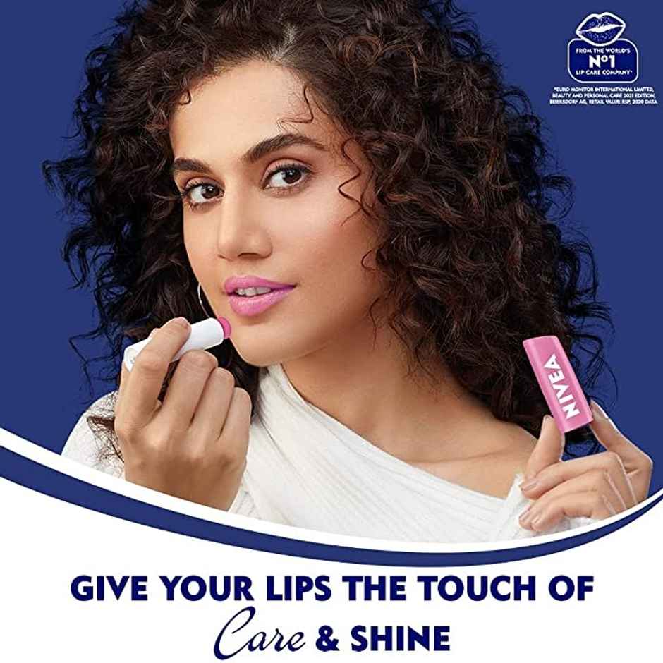 Nivea Body Care Combo | Lip Balm Soft Rose | Deo Roll On | Light Moisturising Cream