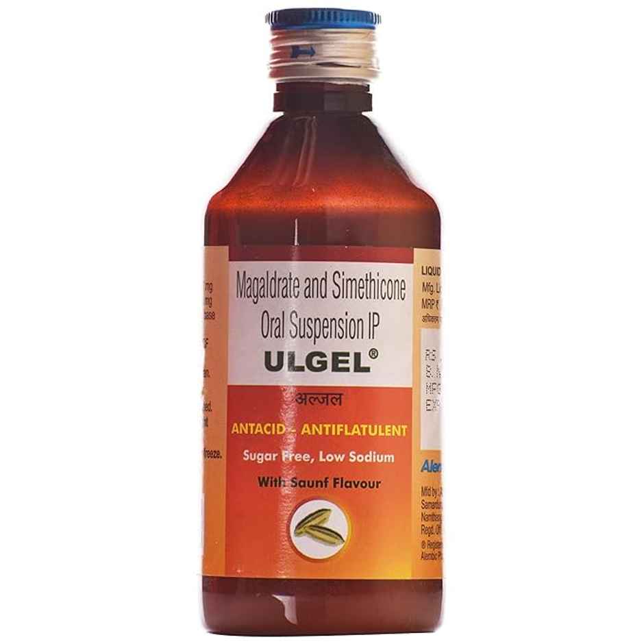 Ulgel  Saunf Flavour Sugar Free Oral Suspension 