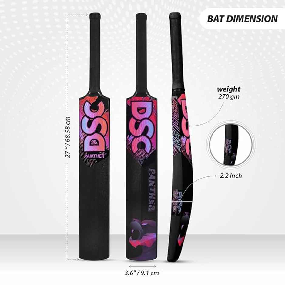 DSC Plastic Cricket Bat Panther Size 6