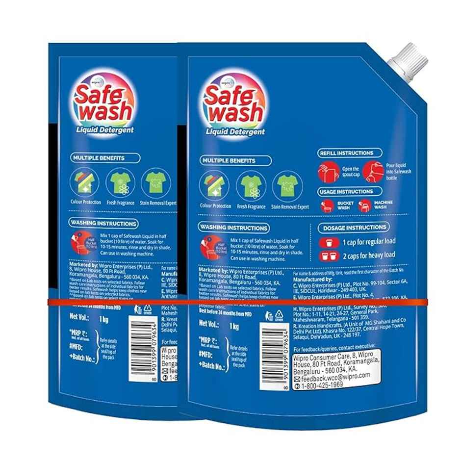 SafeWash Colour Protection Stain Removal Expert Detergent Liquid