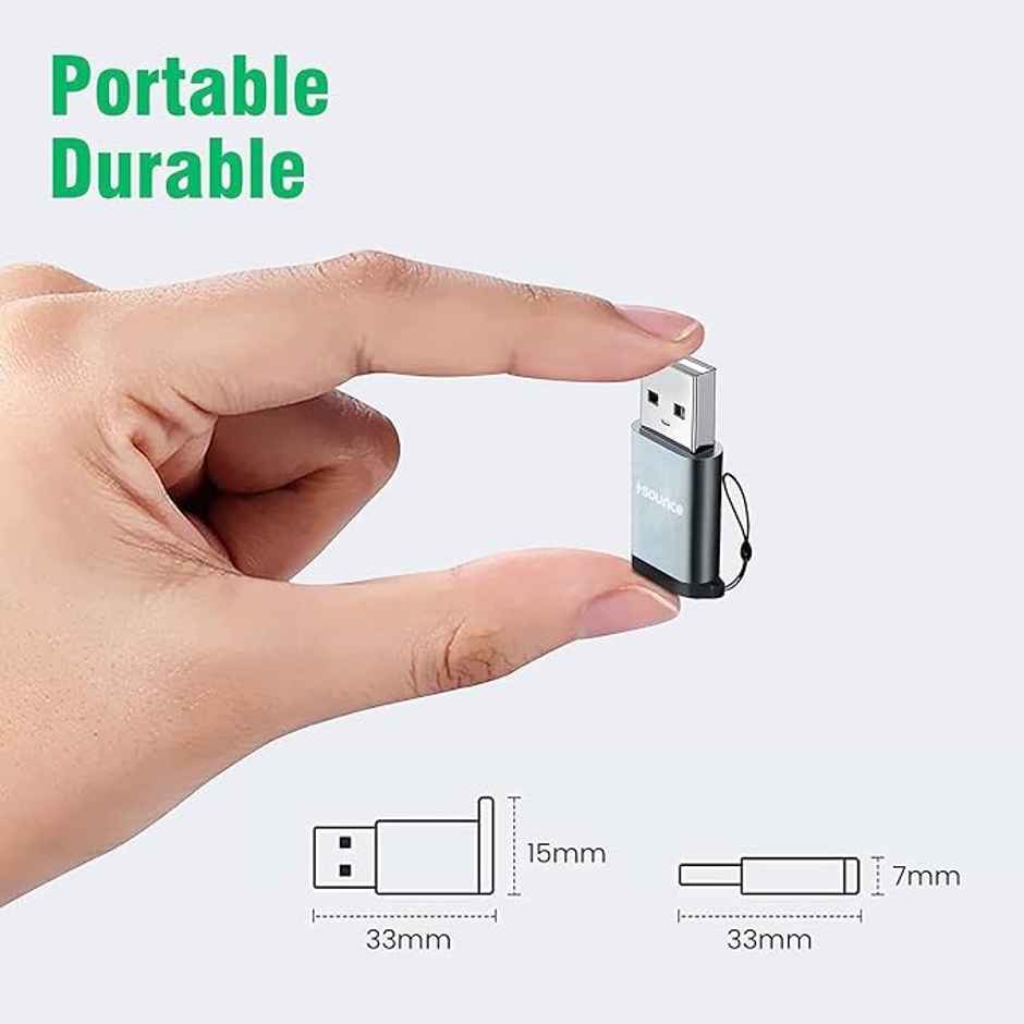 Sounce Usb 3.0 Otg To Usb Type C Adapter Portable Peripherals High-Speed Data Transfer | Grey