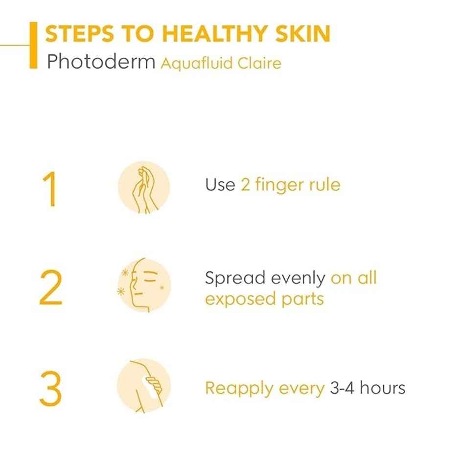 Bioderma Photoderm Aquafluide Sunscreen SPF 100+ Claire - UVA Protection