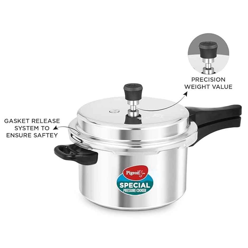 Pigeon Special 2 L, 3 L, 5 L Outer Lid Induction Bottom Pressure Cooker